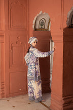 Meher Off-White Short Kurta with Pants