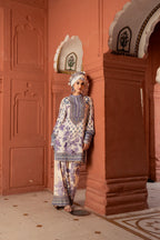 Meher Off-White Short Kurta with Pants