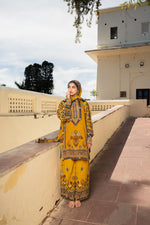 Saanjh Mustard Short Kurta with Pants