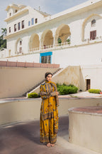 Saanjh Mustard Short Kurta with Pants