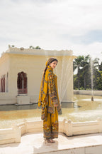 Saanjh Mustard Short Kurta with Pants