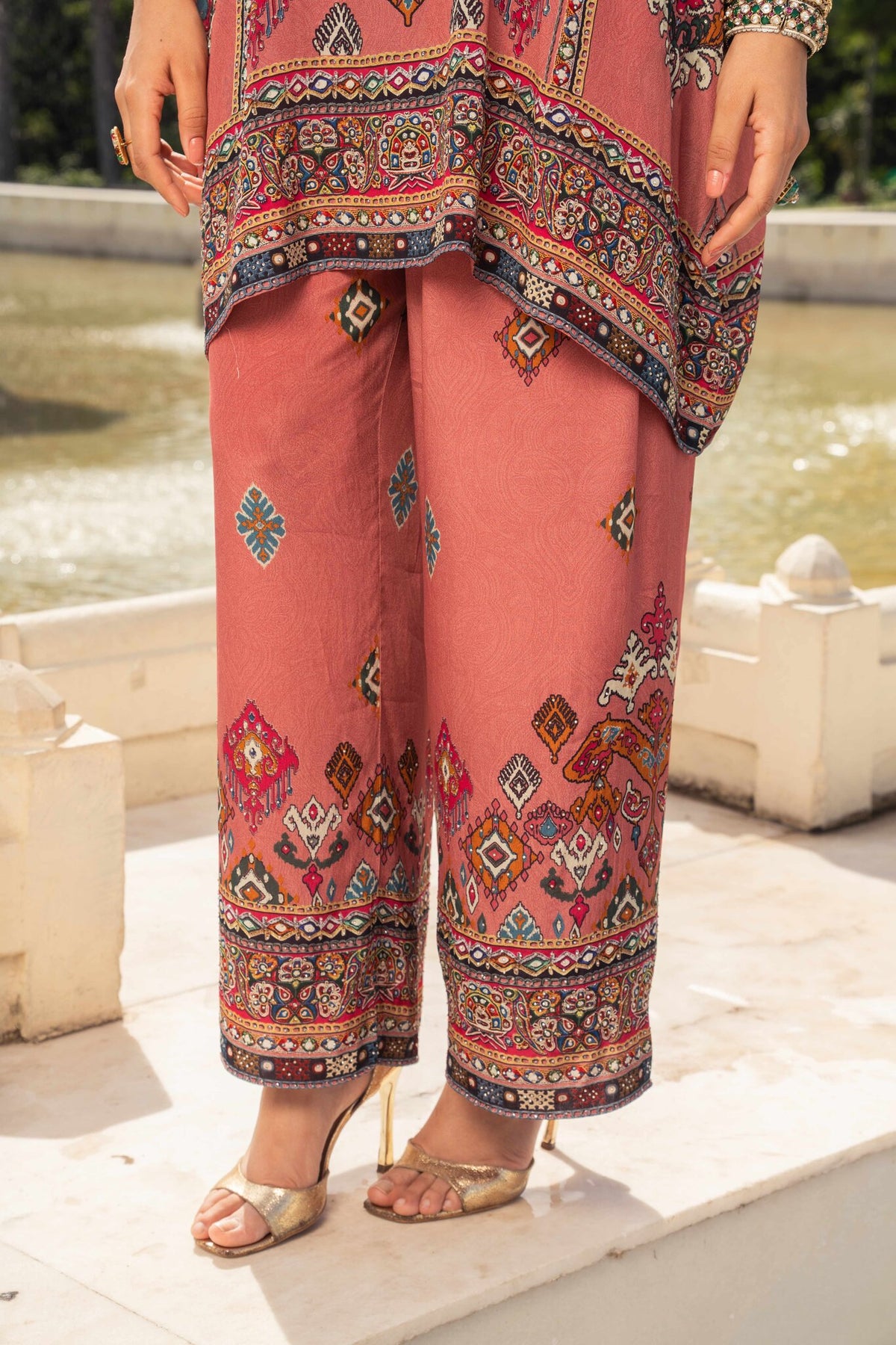 Khwaab Blush Pink Kaftan Set