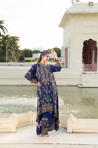 Ziya Indigo A-Line Kurta Set
