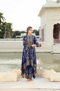 Ziya Indigo A-Line Kurta Set
