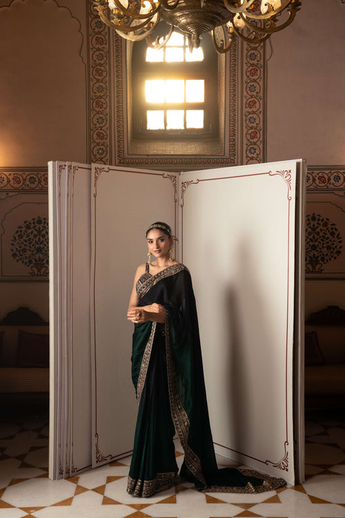Dilruba Bemberg Silk Saree