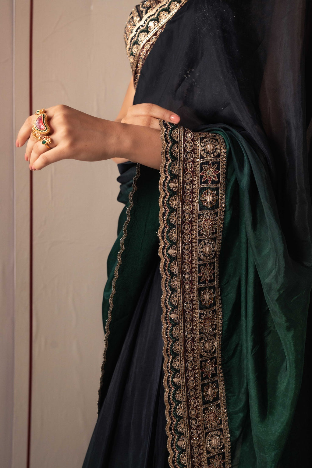 Dilruba Bemberg Silk Saree