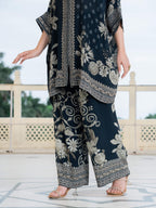 Gulnaar Black Kaftan Set