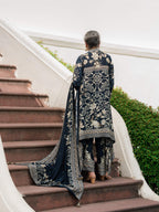 Nargis Black A-Line Kurta Set