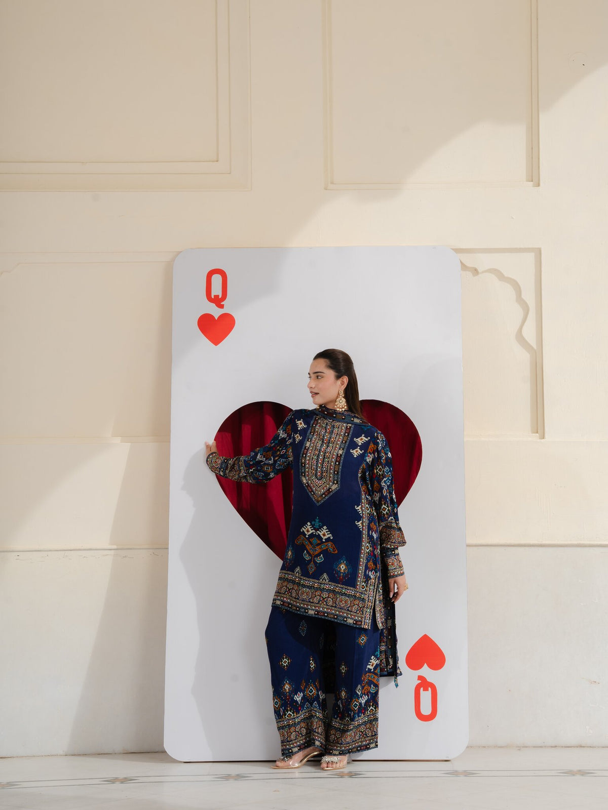 Saanjh Indigo Kurta with Pants